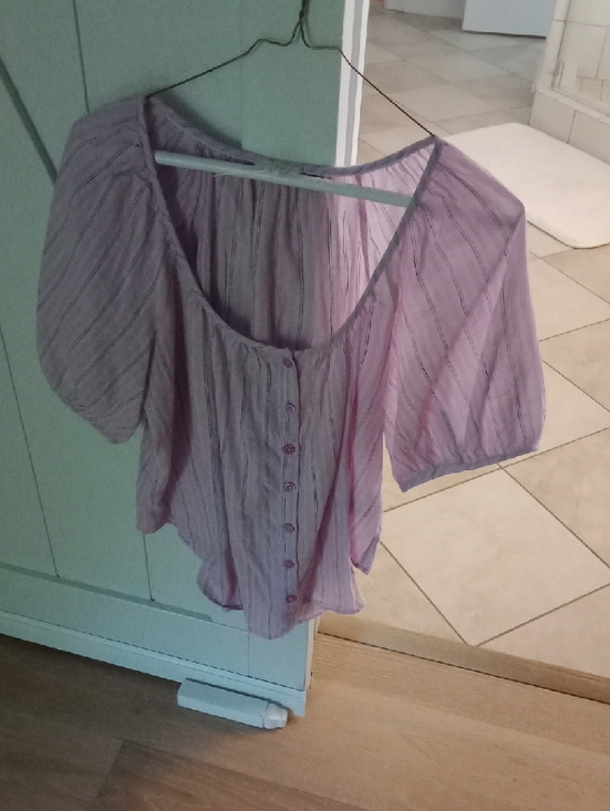 Pilcro Tops - Pilcro Lavender Button- Blouse